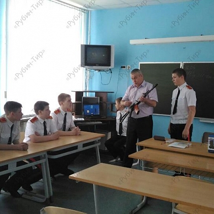 Лазерный тир Рубин в Вологодской кадетской школе
