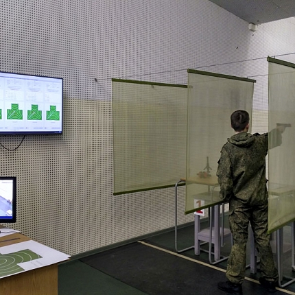 Боевой интерактивный тир БЛИК-ВТ в Академии связи в Санкт-Петербурге